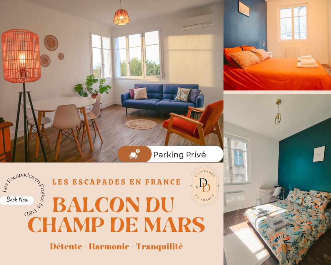 Balcon Du Champ De Mars - #Parking #Air Conditioner #Clim Ангулем Экстерьер фото